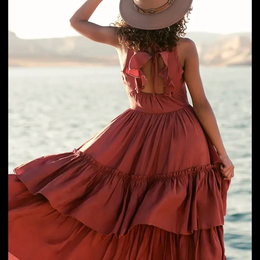 NWT Joyfolie Evony Dress Cinnabar Sz 7 - Picture 3 of 16